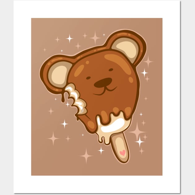 Bear Ice Cream Wall Art by ArtDiggs